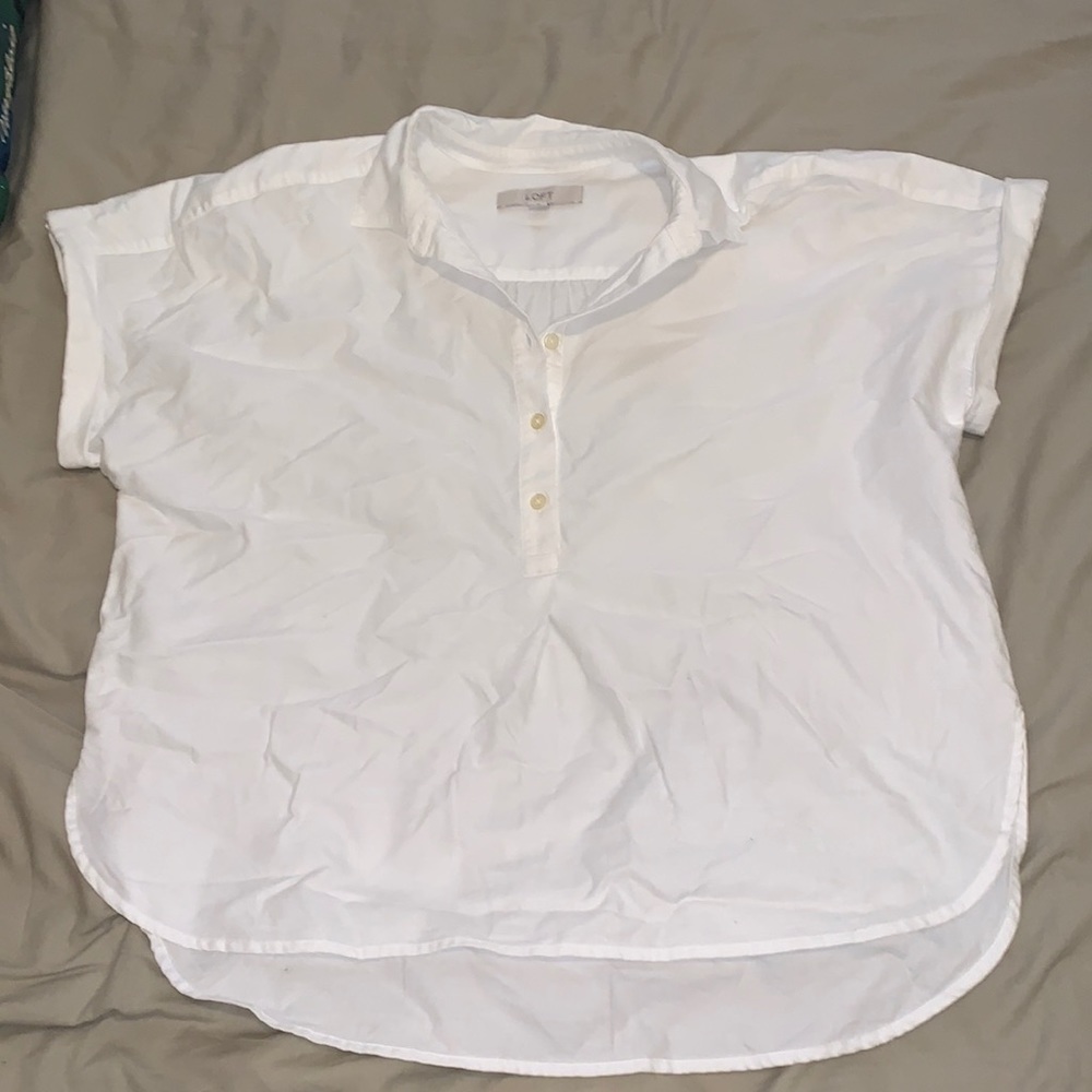 White collared shirt